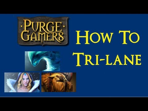 Dota 2: Purge Teaches how to Tri-lane